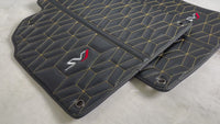 Carbon Leather Floor Mats for Lamborghini Aventador SVJ Limited Edition