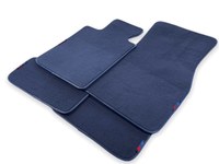 Dark Blue Floor Mats For BMW M5 Series F90 With M Package - AutoWin