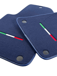 Dark Blue Floor Mats For Ferrari 599 Coupe 2006-2012 Italian Edition - AutoWin