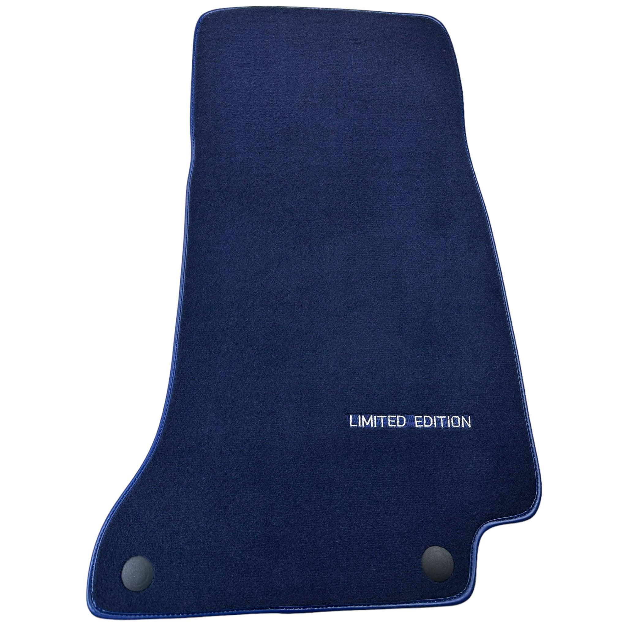 Dark Blue Floor Mats For Mercedes Benz C-Class S205 Wagon (2014-2018) | Limited Edition - AutoWin
