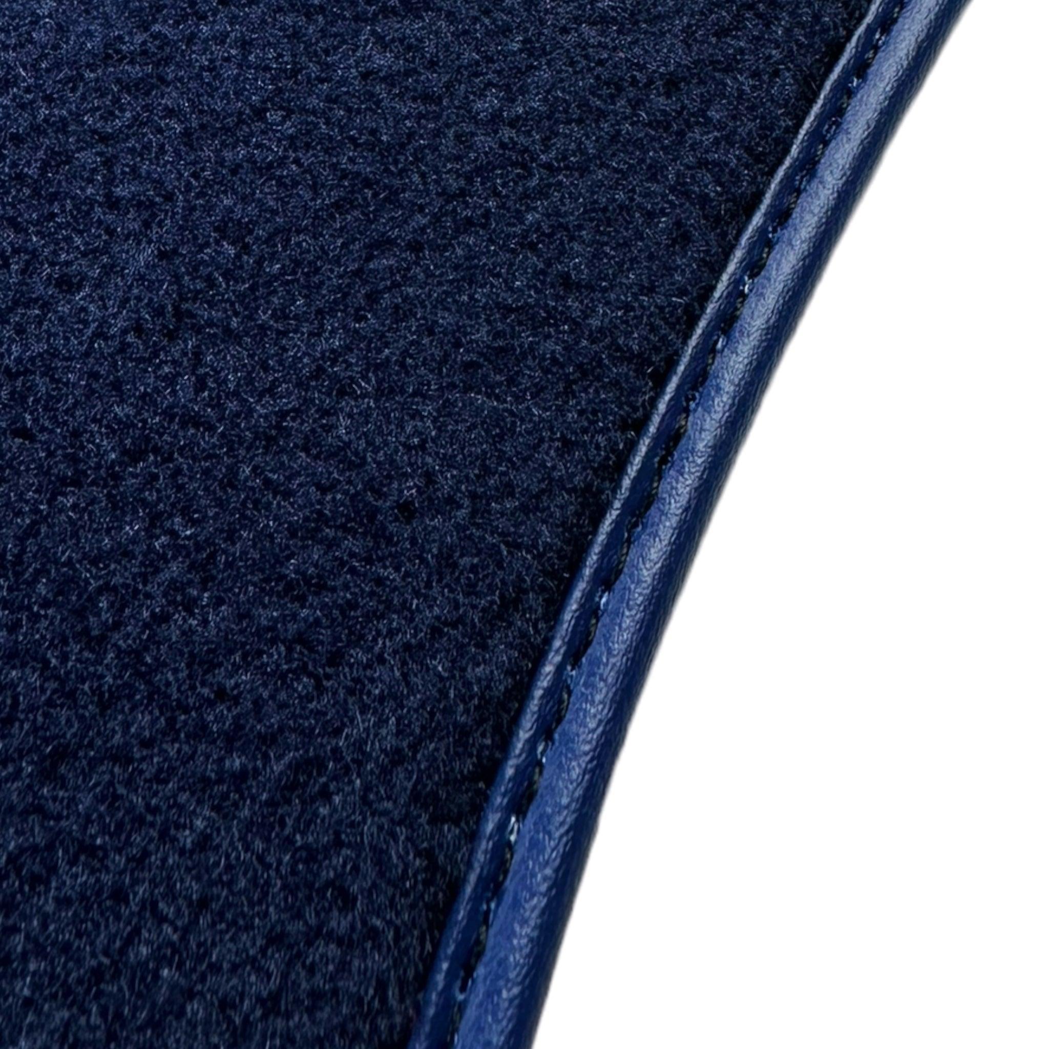 Dark Blue Floor Mats For Mercedes Benz C-Class W205 Sedan Facelift (2018-2021) | Limited Edition - AutoWin