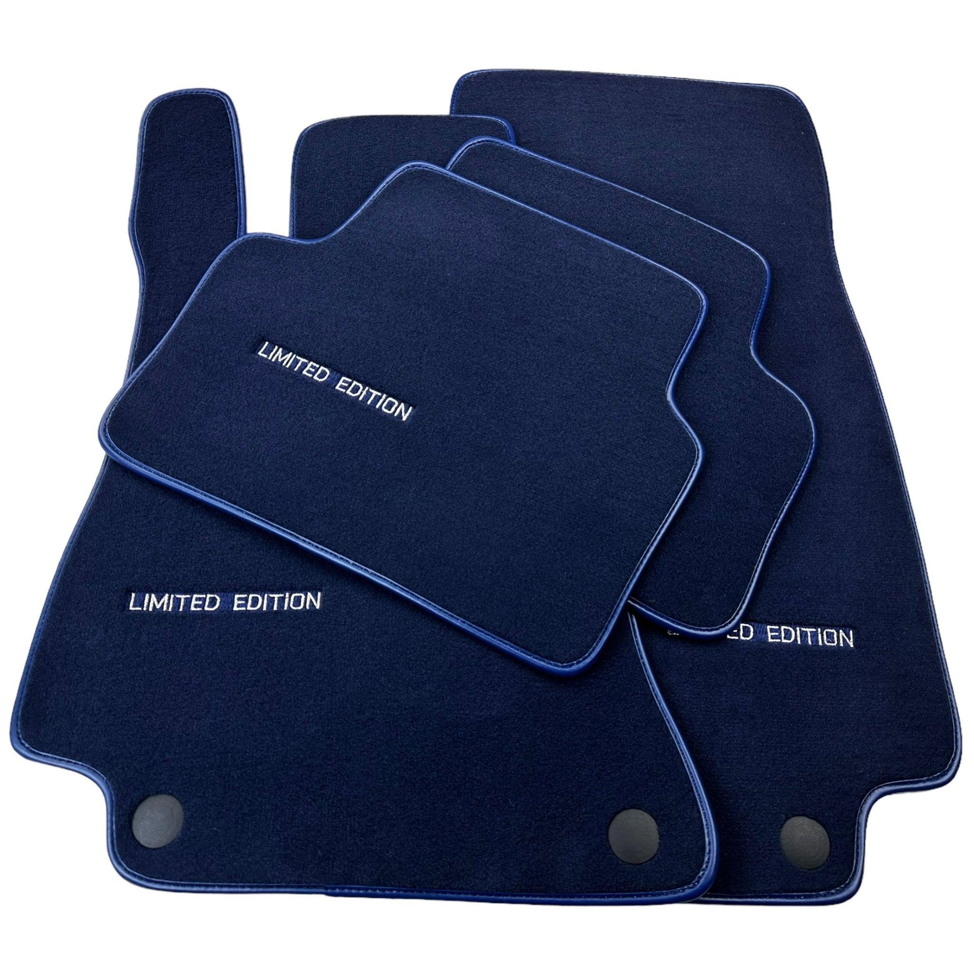 Dark Blue Floor Mats For Mercedes Benz GL-Class 500 4Matic (2012-2015) | Limited Edition - AutoWin