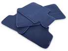 Dark Blue Mats For BMW 3 Series E30 2-doors Coupe With M Package - AutoWin
