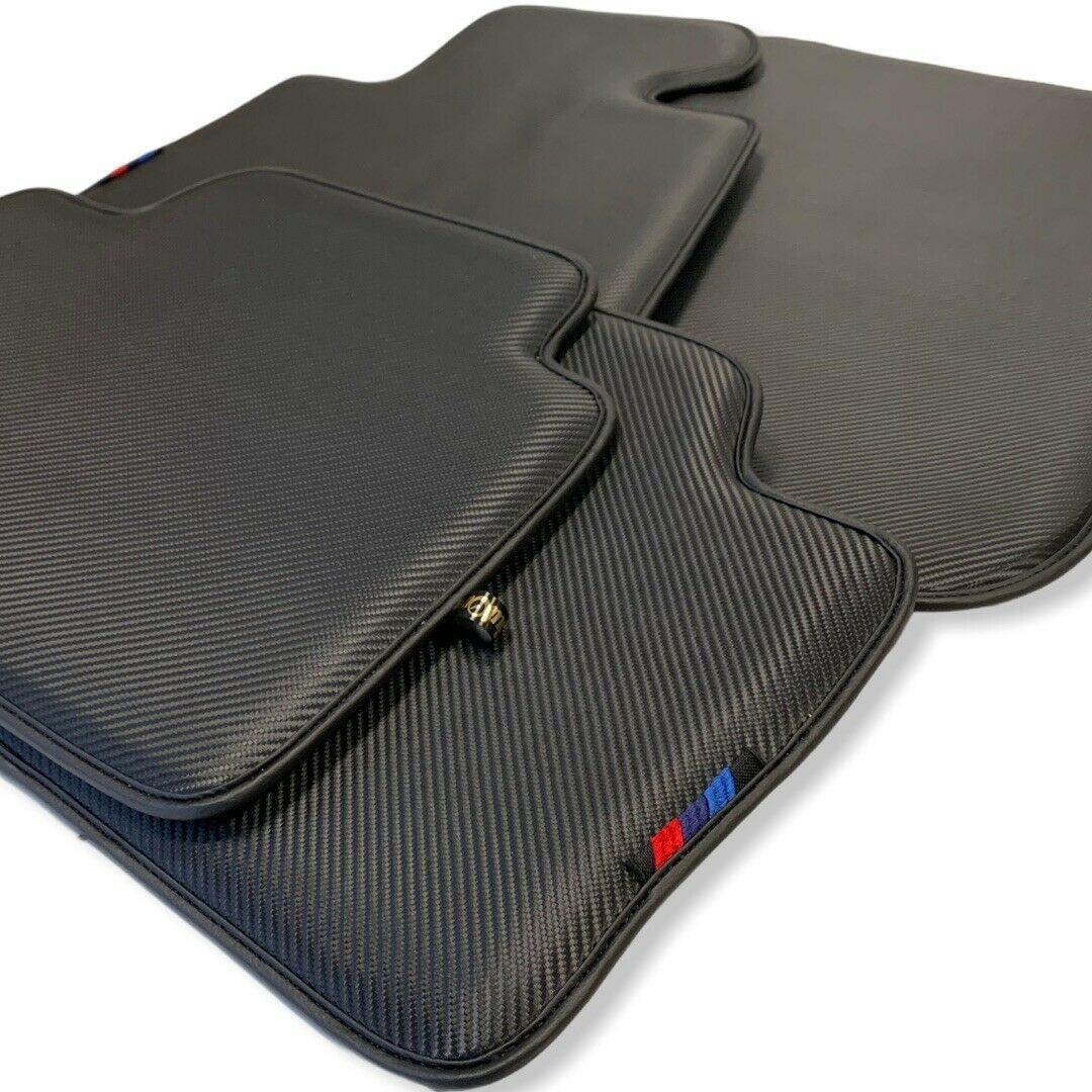 Floor Mats For BMW 5 Series F11 5-doors Wagon Autowin Brand Carbon Fiber Leather - AutoWin