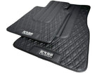 Floor Mats For BMW iX1 - U11 SUV Black Leather Er56 Design - AutoWin