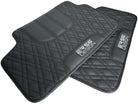 Floor Mats For BMW iX1 - U11 SUV Black Leather Er56 Design - AutoWin