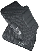 Floor Mats For BMW iX1 - U11 SUV Black Leather Er56 Design - AutoWin