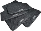 Floor Mats For BMW iX1 - U11 SUV Black Leather Er56 Design - AutoWin