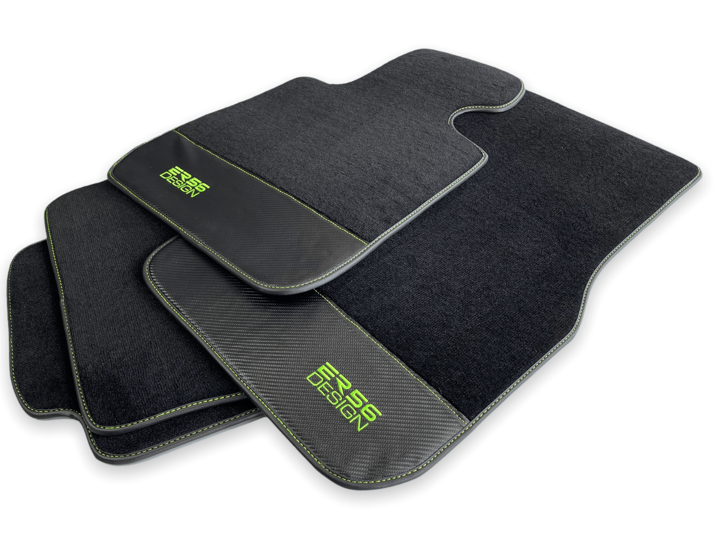 Floor Mats For BMW X5 Series G05 Carbon Leather Er56 Design - AutoWin