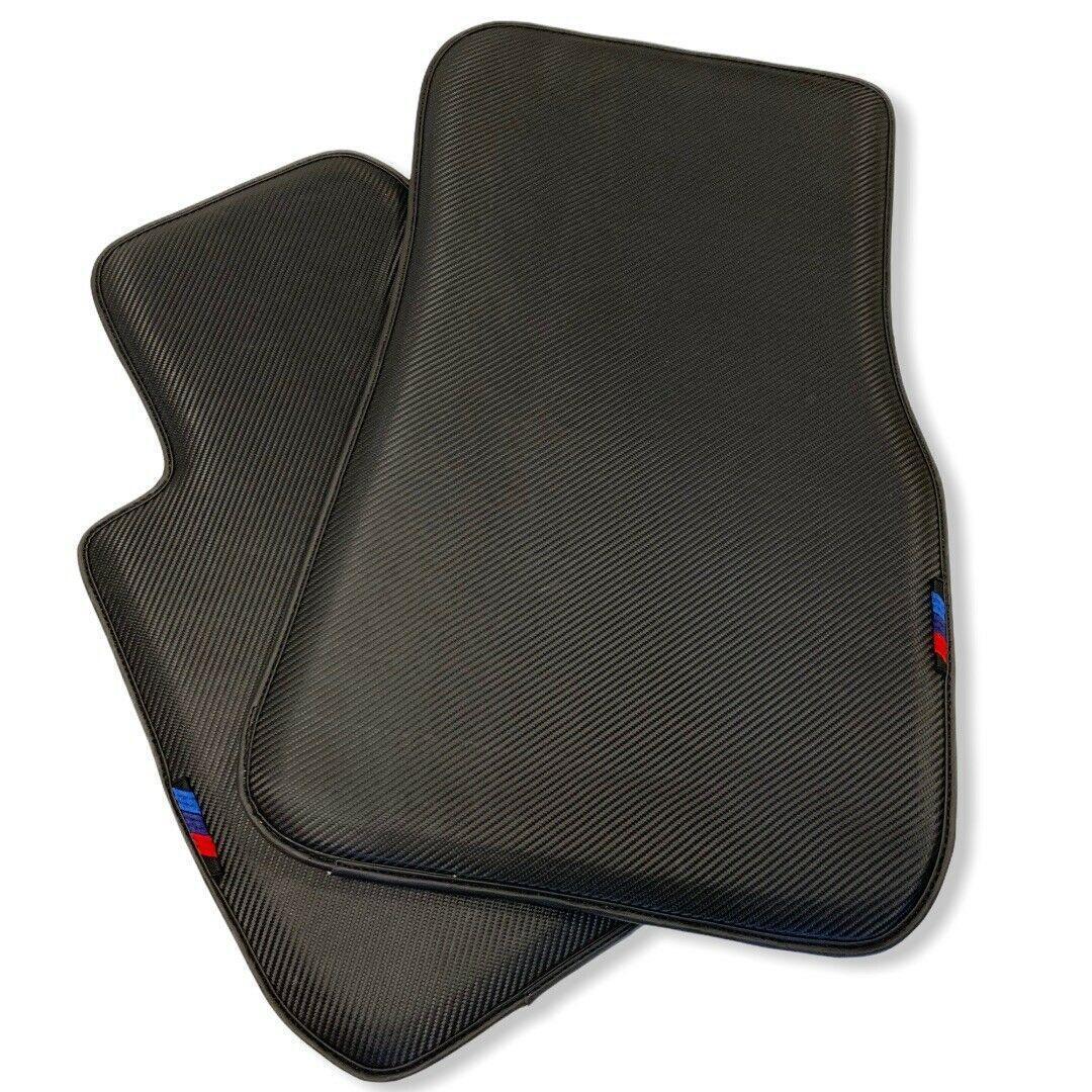 Floor Mats For BMW X5M E70 SUV Autowin Brand Carbon Fiber Leather - AutoWin