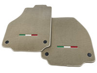 Floor Mats For Ferrari 458 Spider 2012-2015 Beige Italian Edition - AutoWin