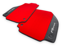 Floor Mats For Ferrari F8 Spider 2019-2022 With Carbon Leather - AutoWin
