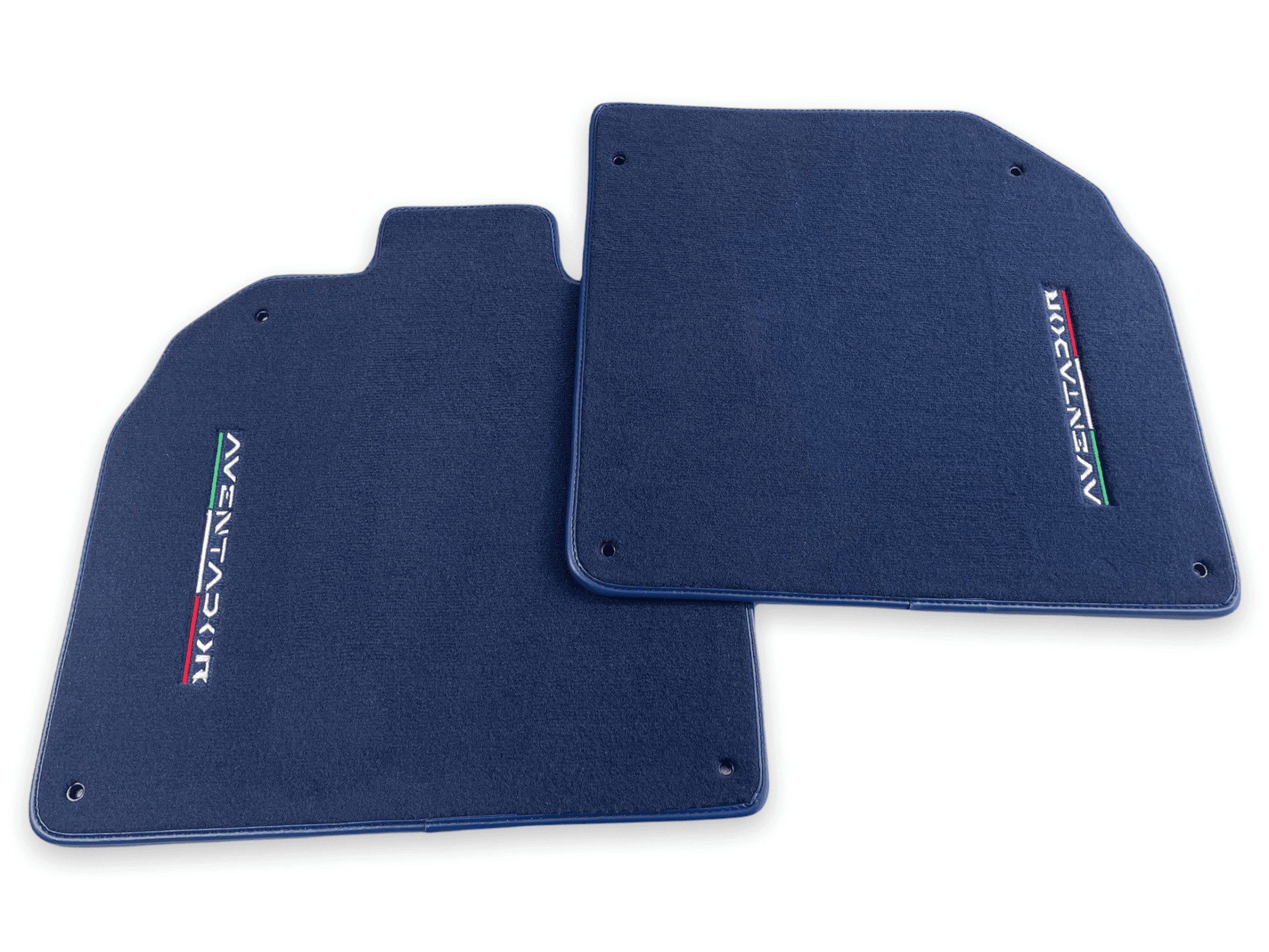 Floor Mats for Lamborghini Aventador Dark Blue Color - AutoWin