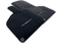 Floor Mats for Lamborghini Huracan With Italian Flag Red Stitch - AutoWin