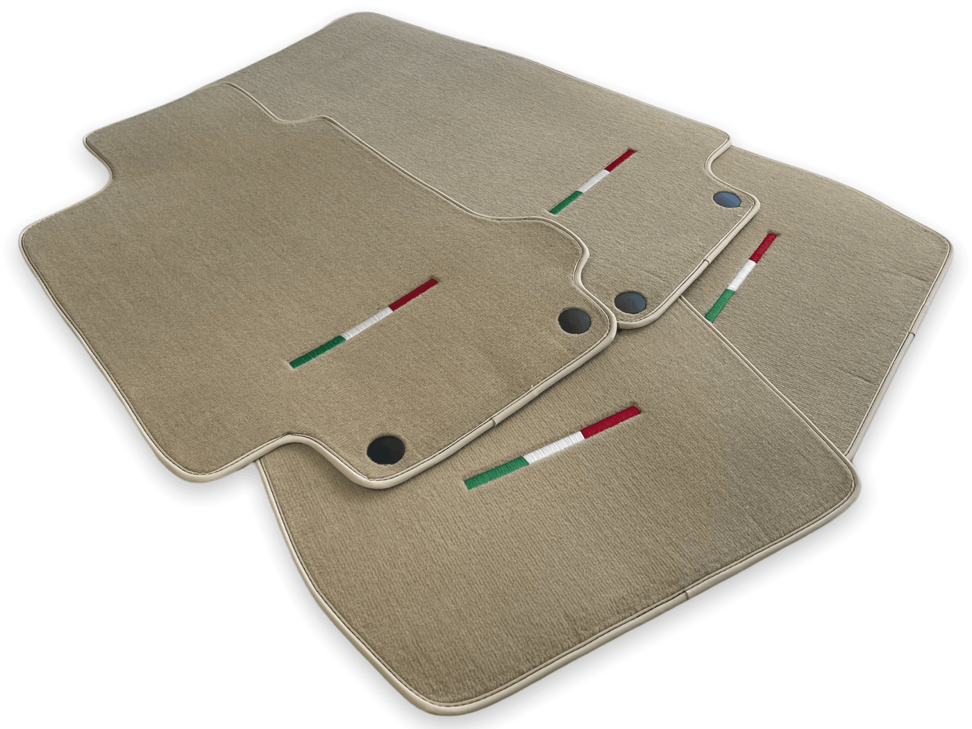 Floor Mats For Maserati GranTurismo (2007-2019) Beige IT Edition - AutoWin
