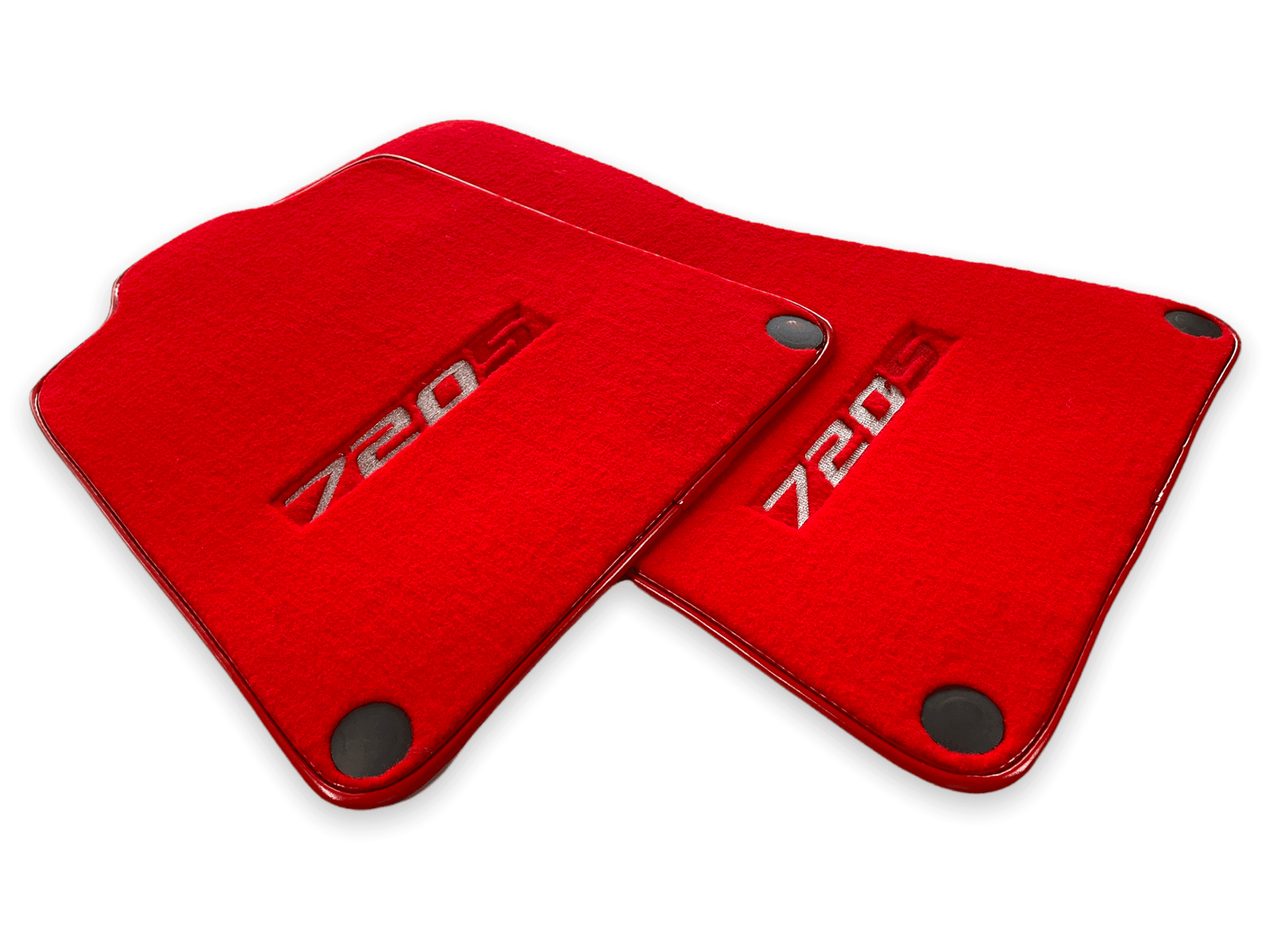 Floor Mats For McLaren 720S Red Tailored Carpets Set AutoWin - AutoWin