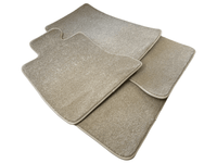 Floor Mats For Rolls Royce Ghost Series II (2021-2024) Beige Luxury Quality - AutoWin