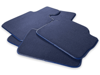 Floor Mats For Rolls Royce Phantom Drophead Coupe 2007–2016 Dark Blue - AutoWin