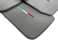 Gray Floor Mats For Maserati Ghibli 2013-2022 Italy Edition - AutoWin