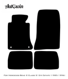 Gray Floor Mats For Mercedes Benz E-Class S124 Estate (1985-1996) | Limited Edition - AutoWin