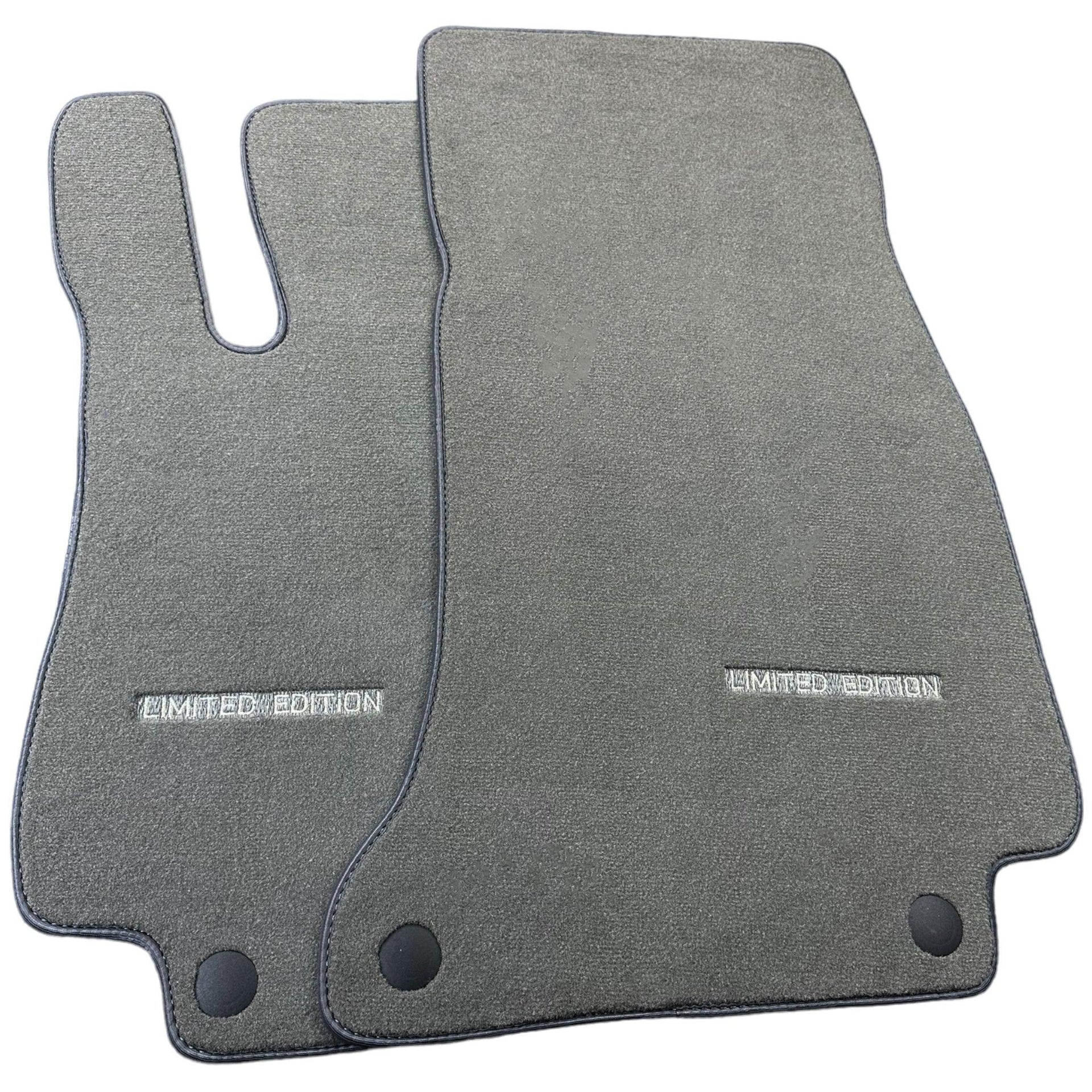 Gray Floor Mats For Mercedes Benz GLS-Class X166 (2016-2019) | Limited Edition - AutoWin