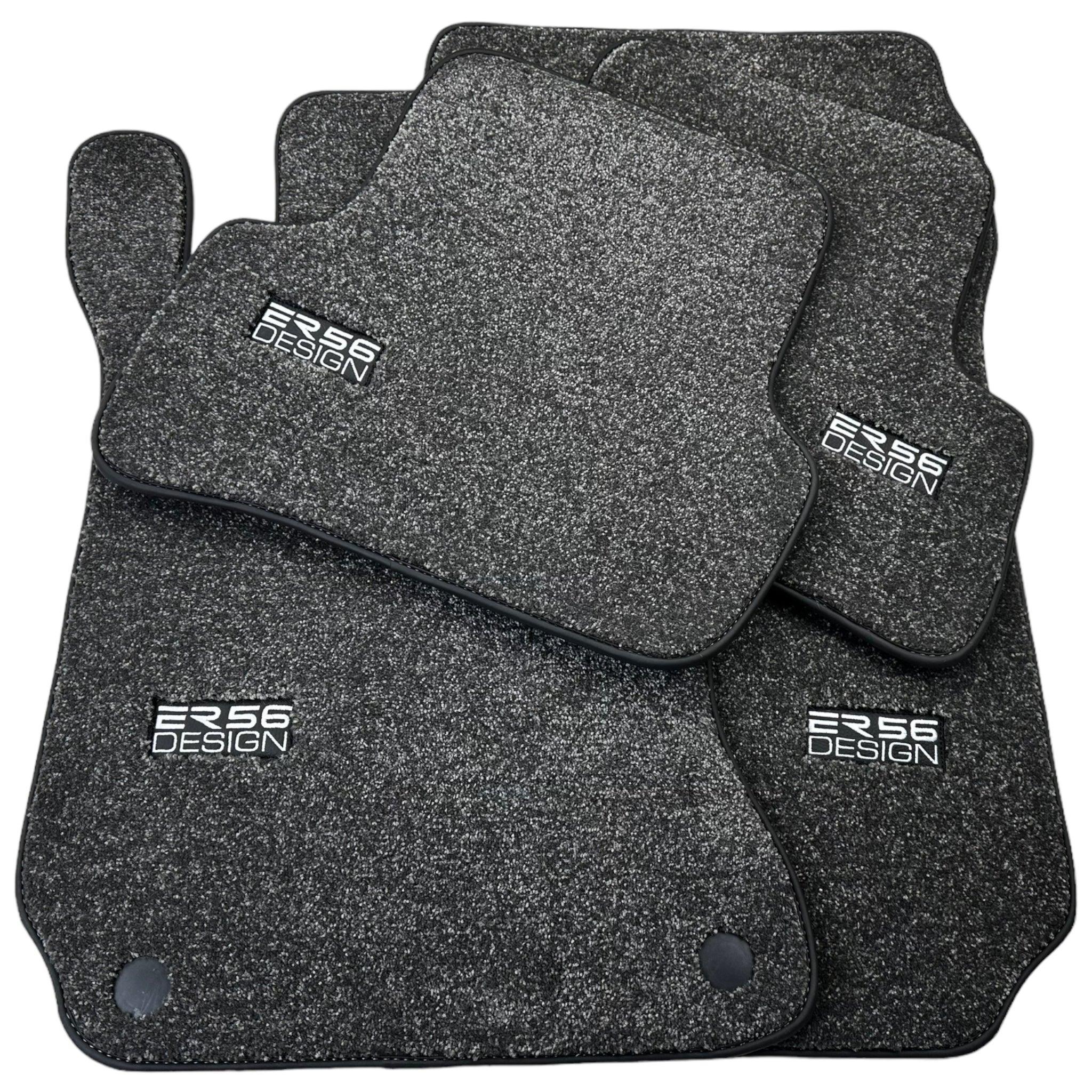 Gray Luxury Floor Mats For Mercedes Benz S-Class W221 (2005-2013) Long Wheelbase | ER56 Design - AutoWin