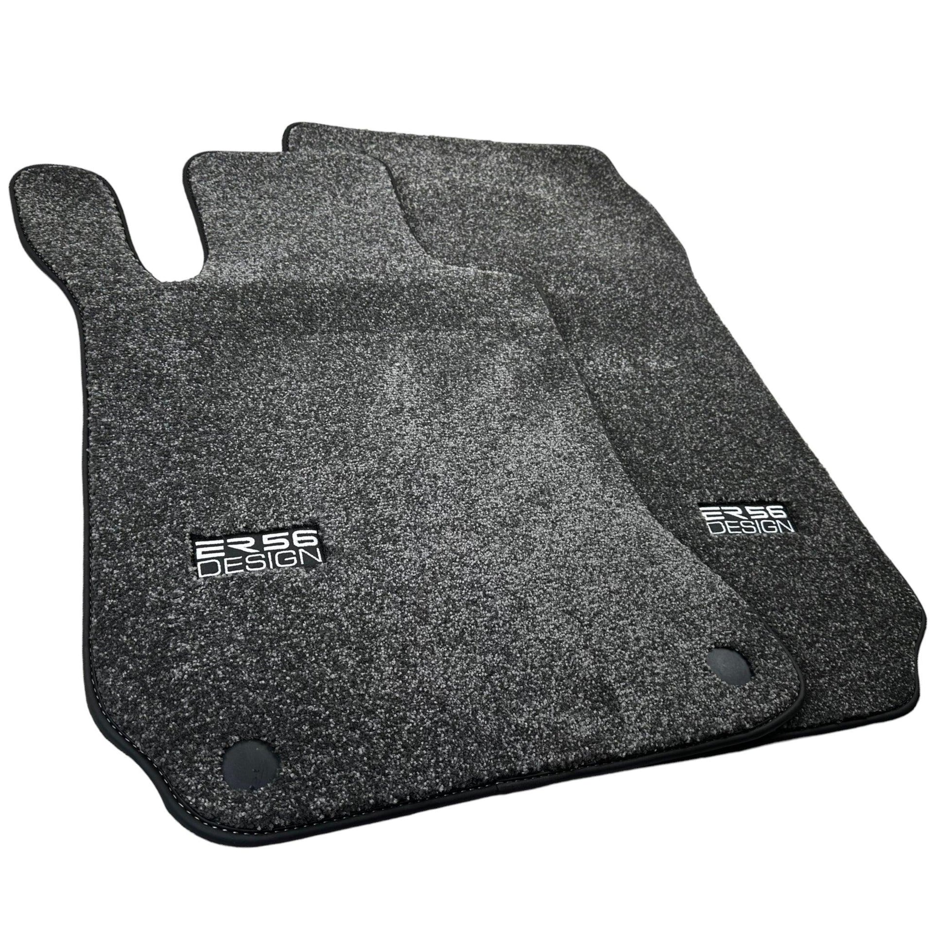Gray Luxury Floor Mats For Mercedes Benz V-Class 447 Front (2014-2019) | ER56 Design - AutoWin