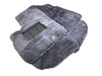 Gray Sheepskin Floor Mats For Bentley Continental GT (2003–2017) Er56 Design - AutoWin