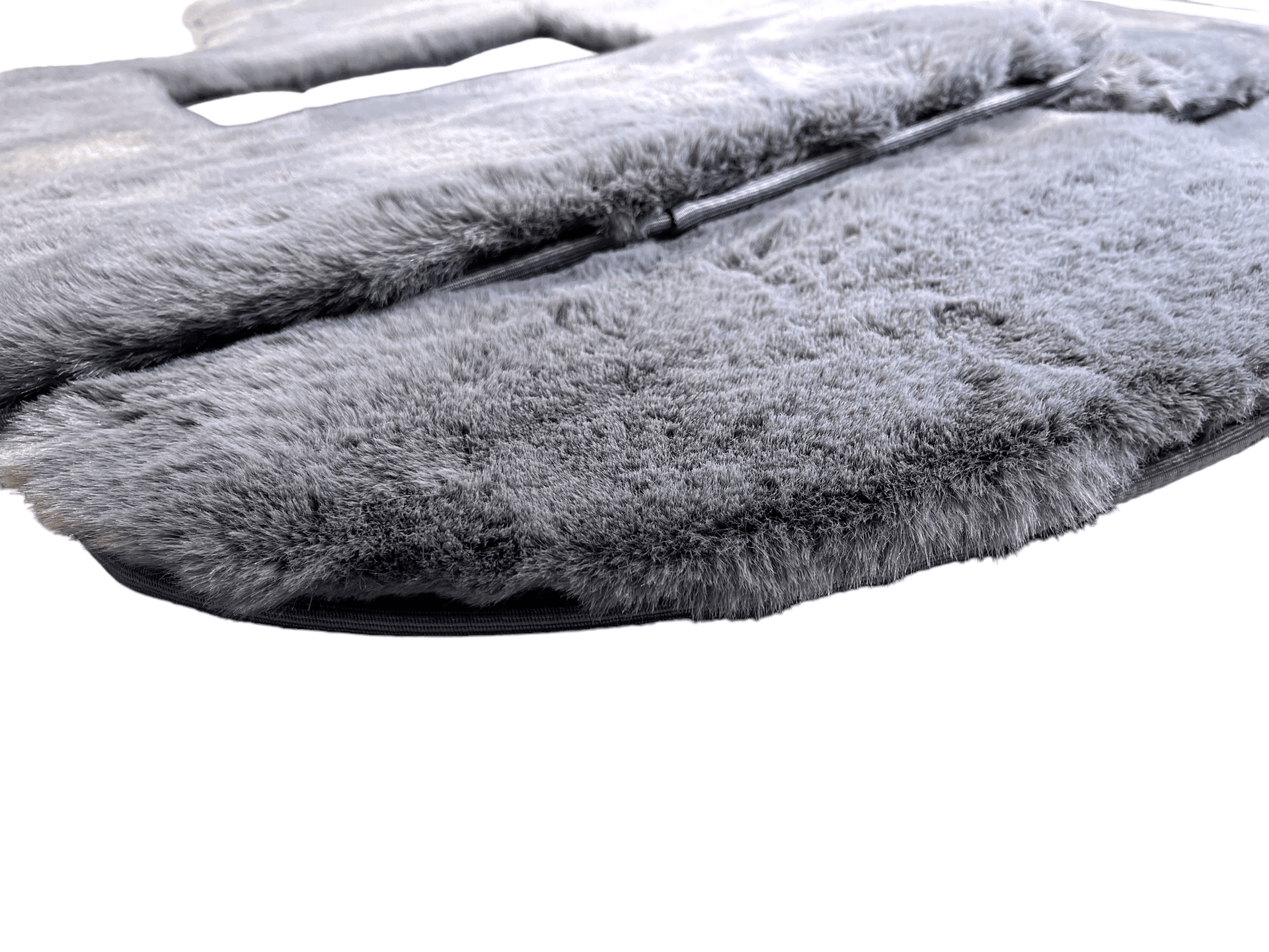 Gray Sheepskin Floor Mats For Bentley Continental GT (2003–2017) Er56 Design - AutoWin