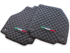 Leather Floor Mats For Ferrari F8 Tributo (2019-2023) Italian Edition - AutoWin