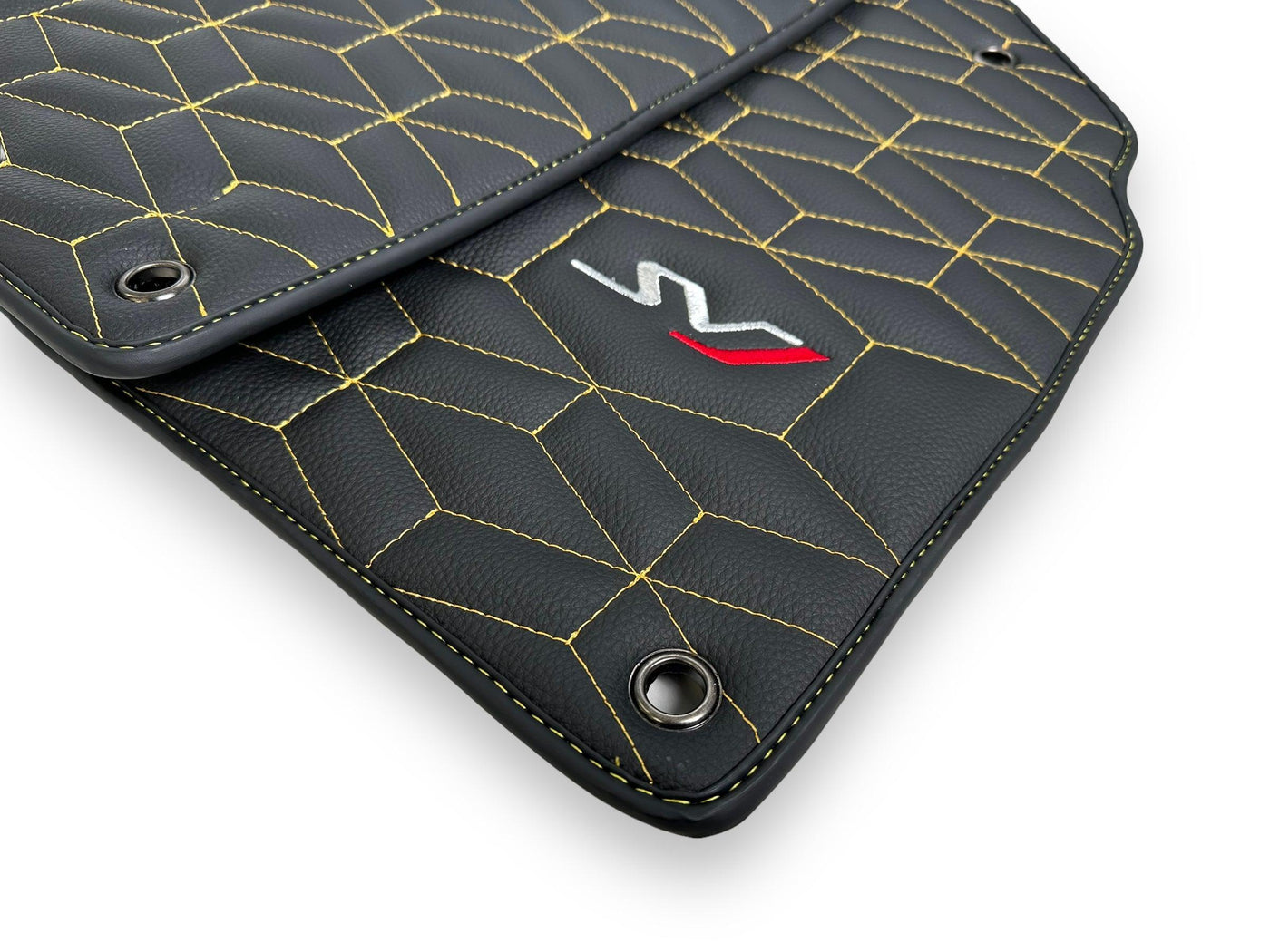 Leather Floor Mats for Lamborghini Aventador SVJ Limited Edition - AutoWin