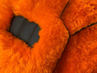 Orange Sheepskin Floor Mats For Bentley Mulsanne (2010-2020) Er56 Design Brand - AutoWin