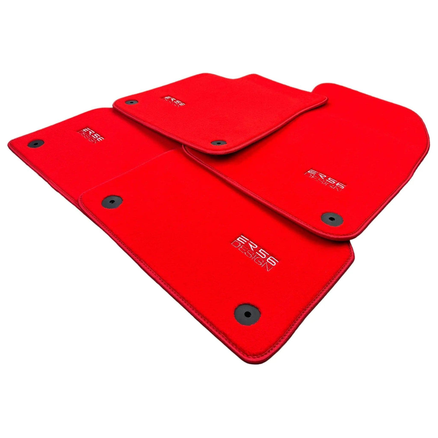 Red Floor Mats for Audi A5 - F53 Coupe (2016-2020) | ER56 Design - AutoWin