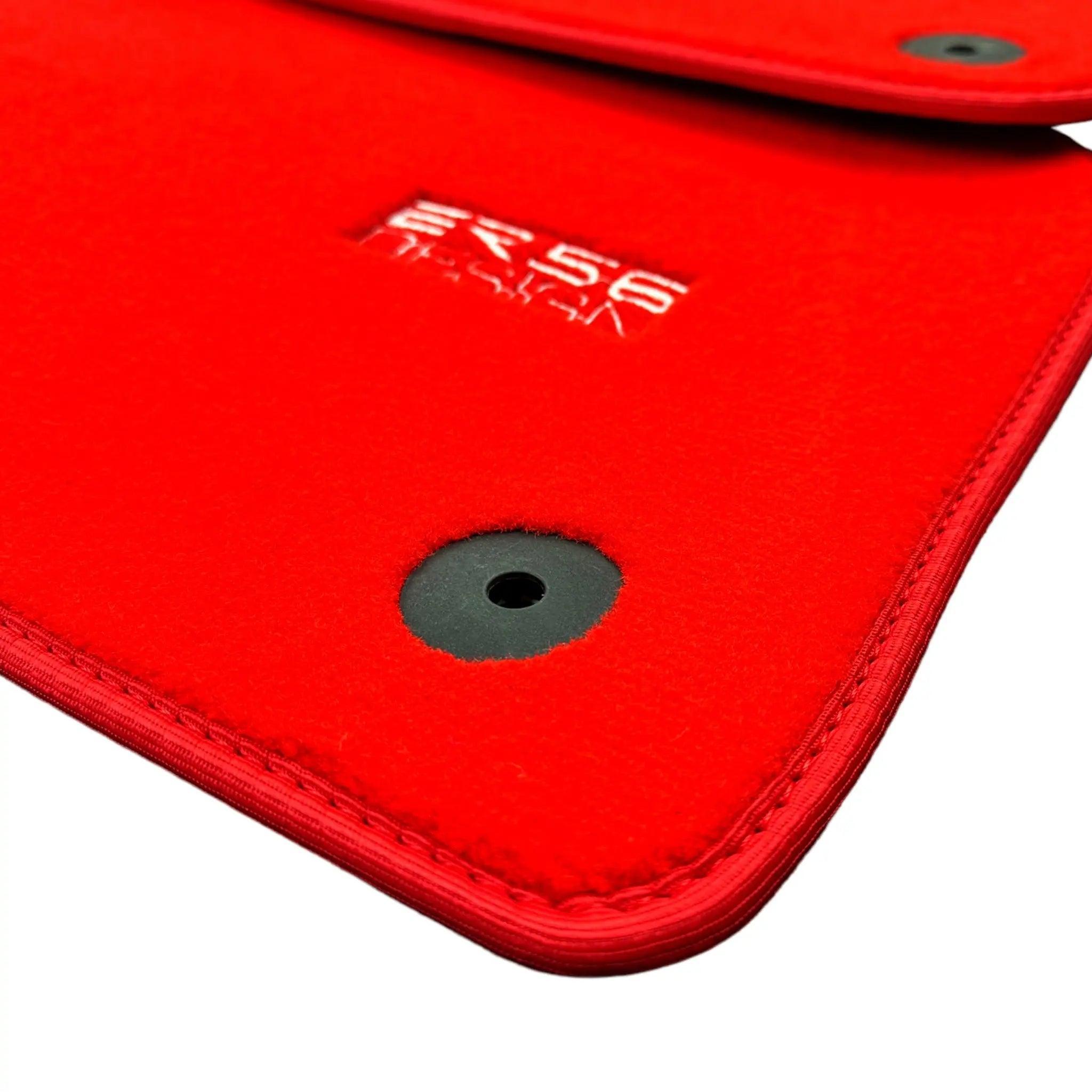 Red Floor Mats for Audi A5 - F57 Convertible (2017-2020) | ER56 Design - AutoWin