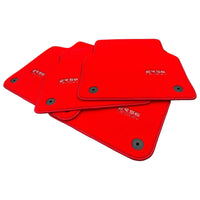Red Floor Mats for Audi A6 - C5 Avant (1997-2002) | ER56 Design - AutoWin