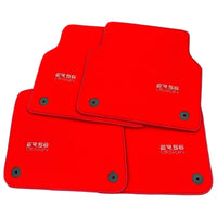 Red Floor Mats for Audi A6 - C5 Avant Facelift (2002-2004) | ER56 Design - AutoWin