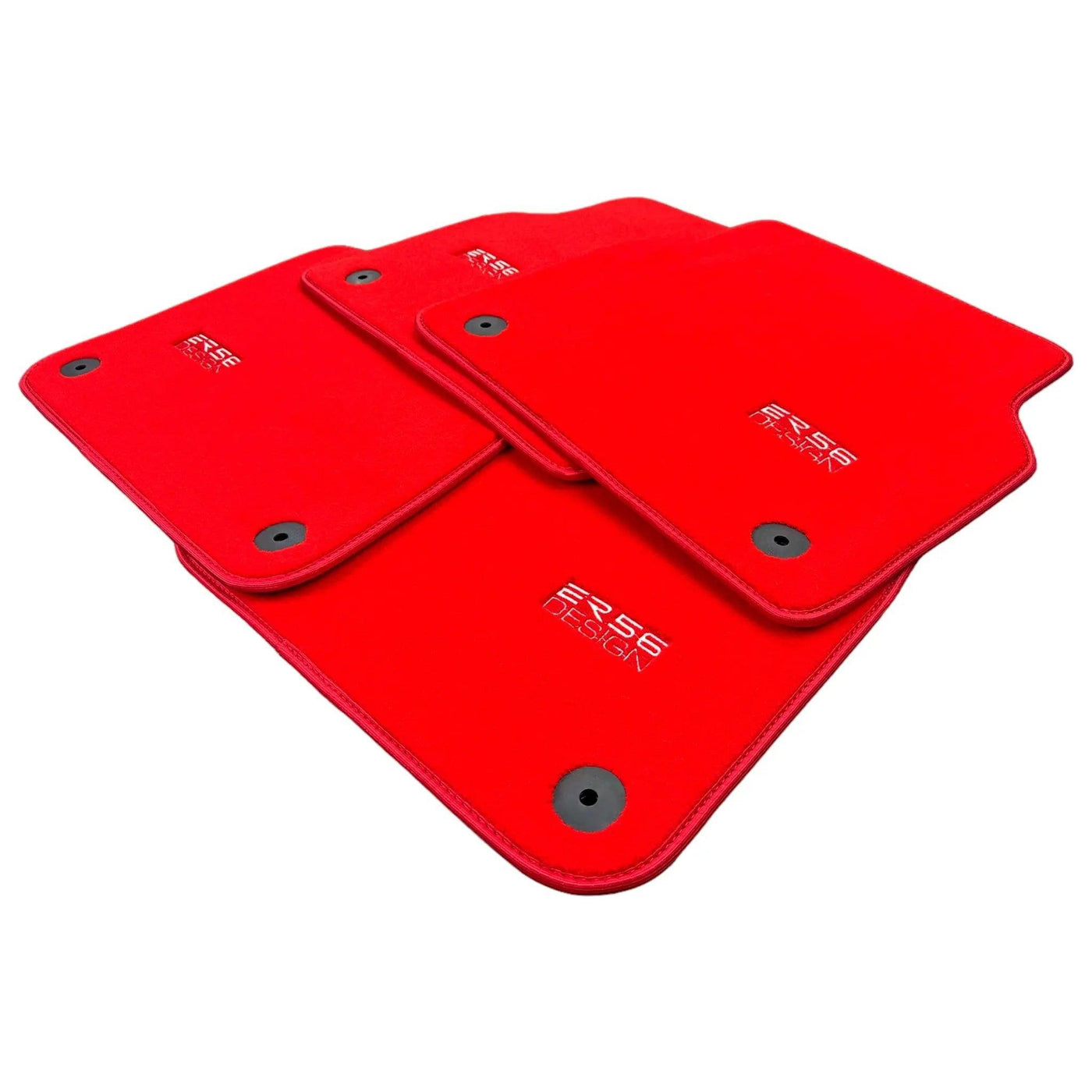 Red Floor Mats for Audi A8 D5 Long (2017-2023) | ER56 Design - AutoWin
