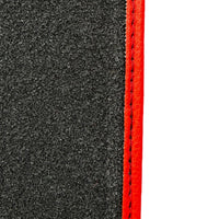 Red Floor Mats For Bentley Mulsanne (2010-2020) with Alcantara Leather - AutoWin