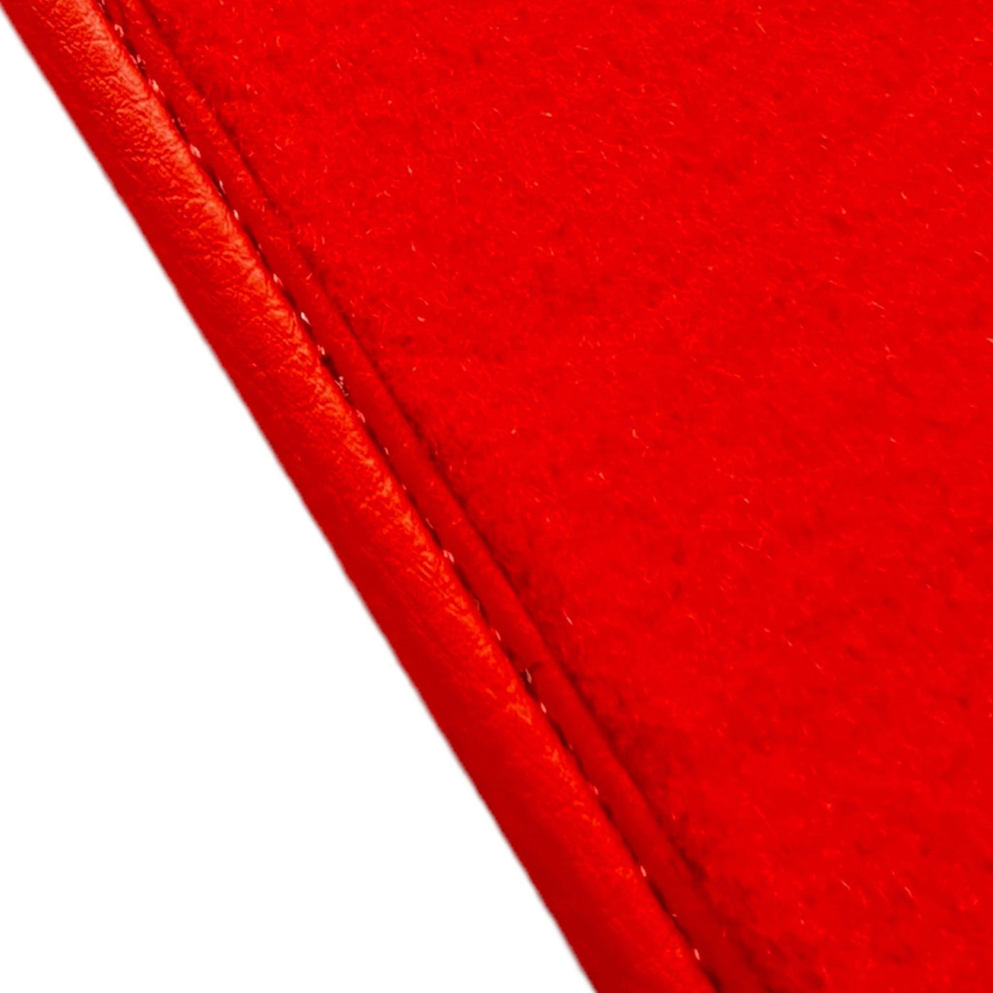 Red Floor Mats For Bentley Mulsanne (2010-2020) with Alcantara Leather - AutoWin