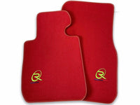 Red Floor Mats For BMW 3 Series F31 5-doors Wagon ROVBUT Brand Tailored Set Perfect Fit Green SNIP Collection - AutoWin