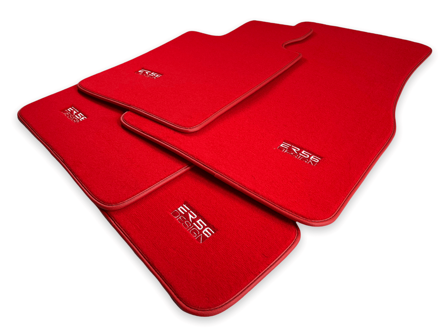 Red Floor Mats For BMW M5 Series F90 - ER56 Design Brand - AutoWin