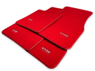 Red Floor Mats For BMW X5 Series E53 - ER56 Design Brand - AutoWin