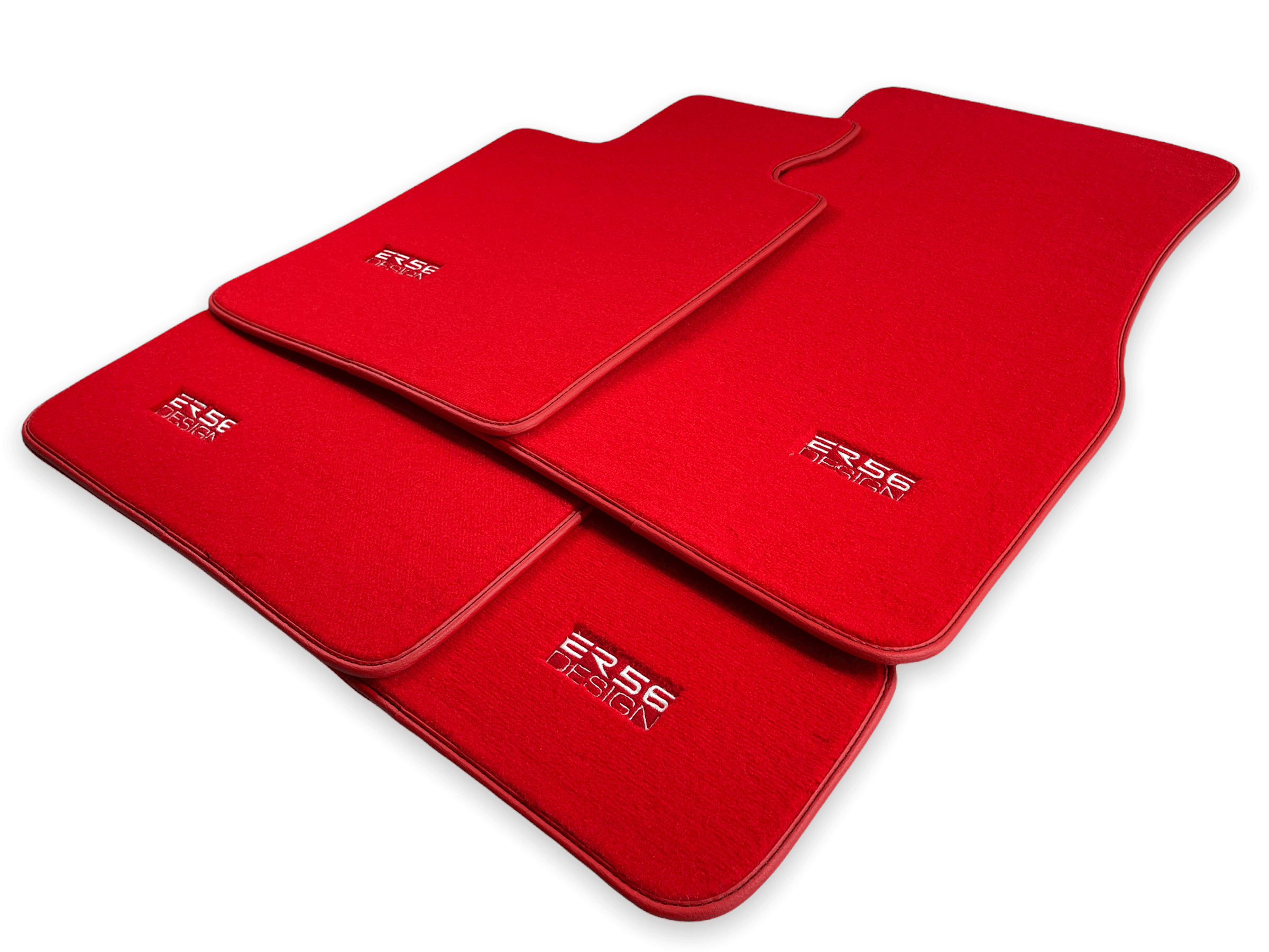 Red Floor Mats For BMW X5 Series E53 - ER56 Design Brand - AutoWin