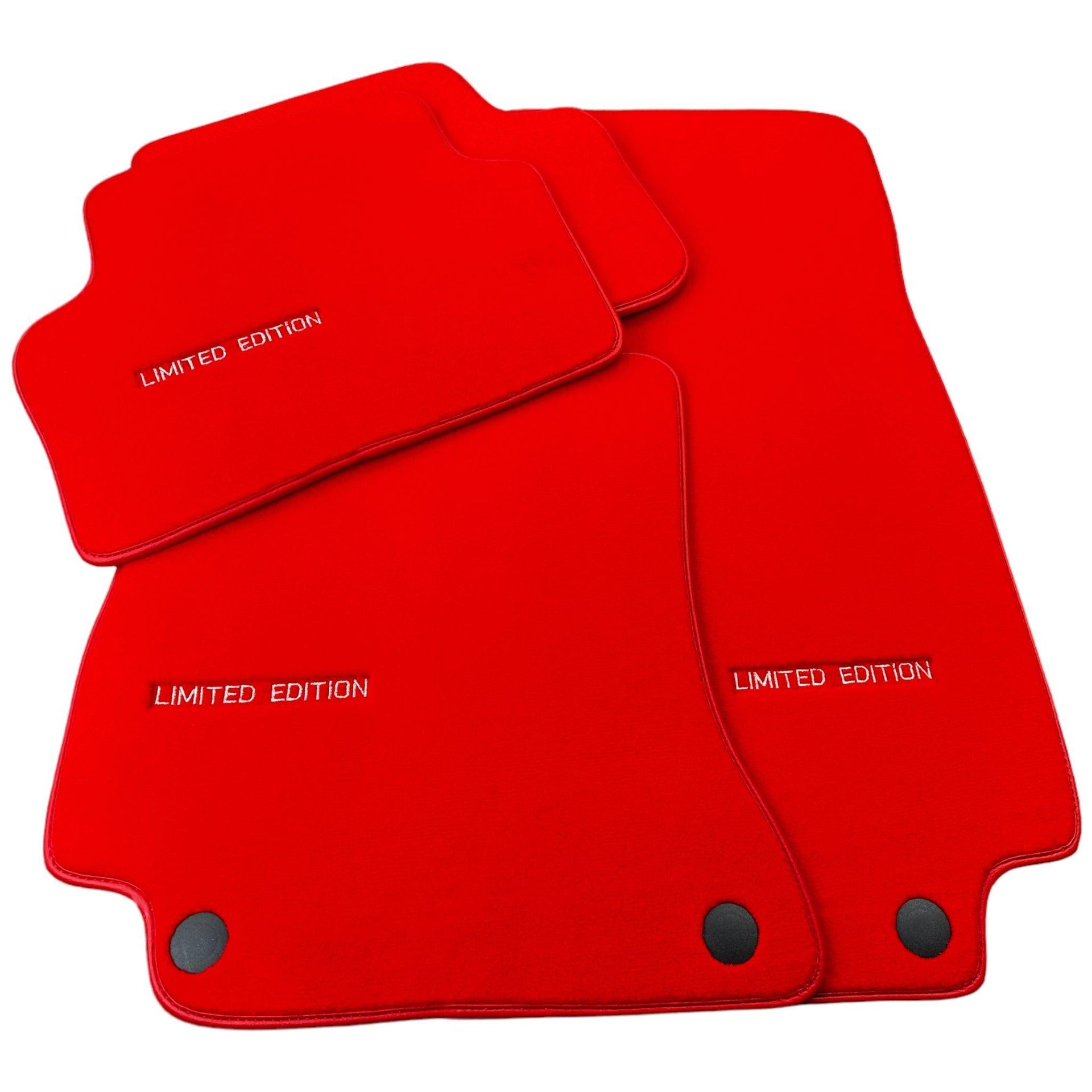 Red Floor Mats For Mercedes Benz A-Class W177 Sedan (2019-2023) | Limited Edition - AutoWin