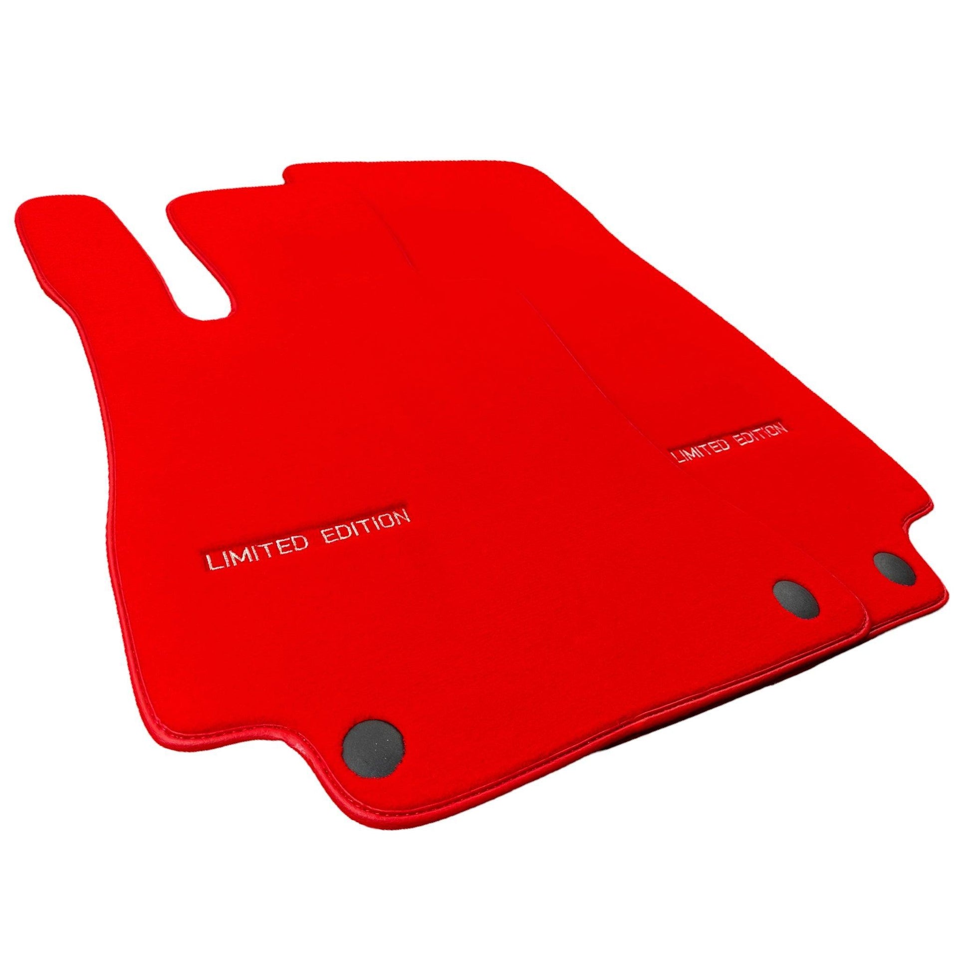 Red Floor Mats For Mercedes Benz E-Class C238 Coupe (2017-2023) | Limited Edition - AutoWin