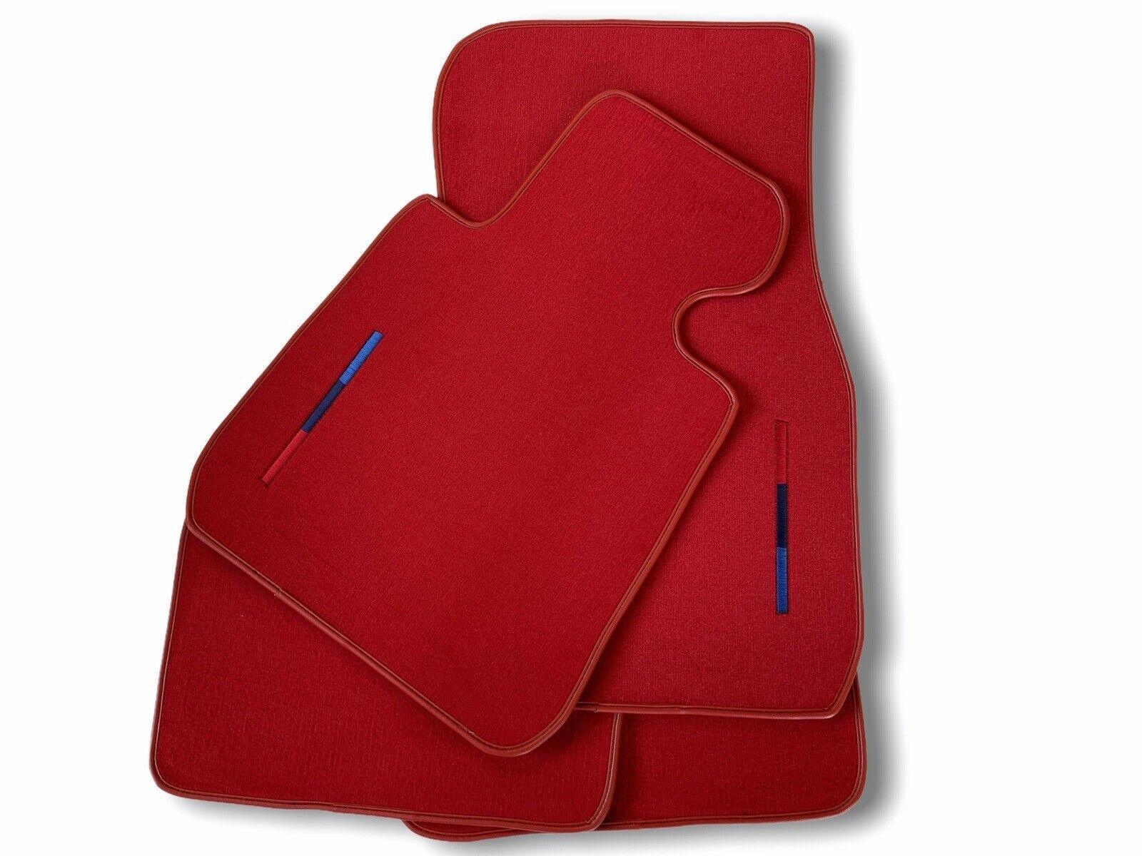 Red Mats For BMW 3 Series E36 4-door Sedan With M Package - AutoWin
