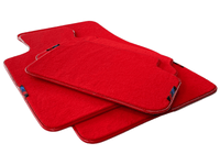 Red Mats For BMW 6 Series E24 Coupe With M Package AutoWin Brand - AutoWin
