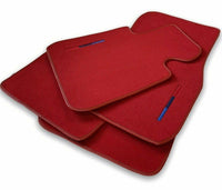 Red Mats For BMW M5 E60 With M Package - AutoWin