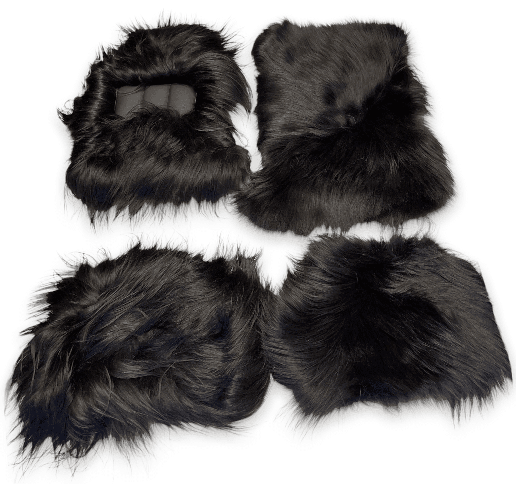 Sheepskin Floor Mats For Rolls Royce Phantom VIII (2017-2024) ER56 Design Brand - AutoWin