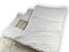 White Sheepskin Floor Mats For Rolls Royce Phantom Drophead Coupe - AutoWin